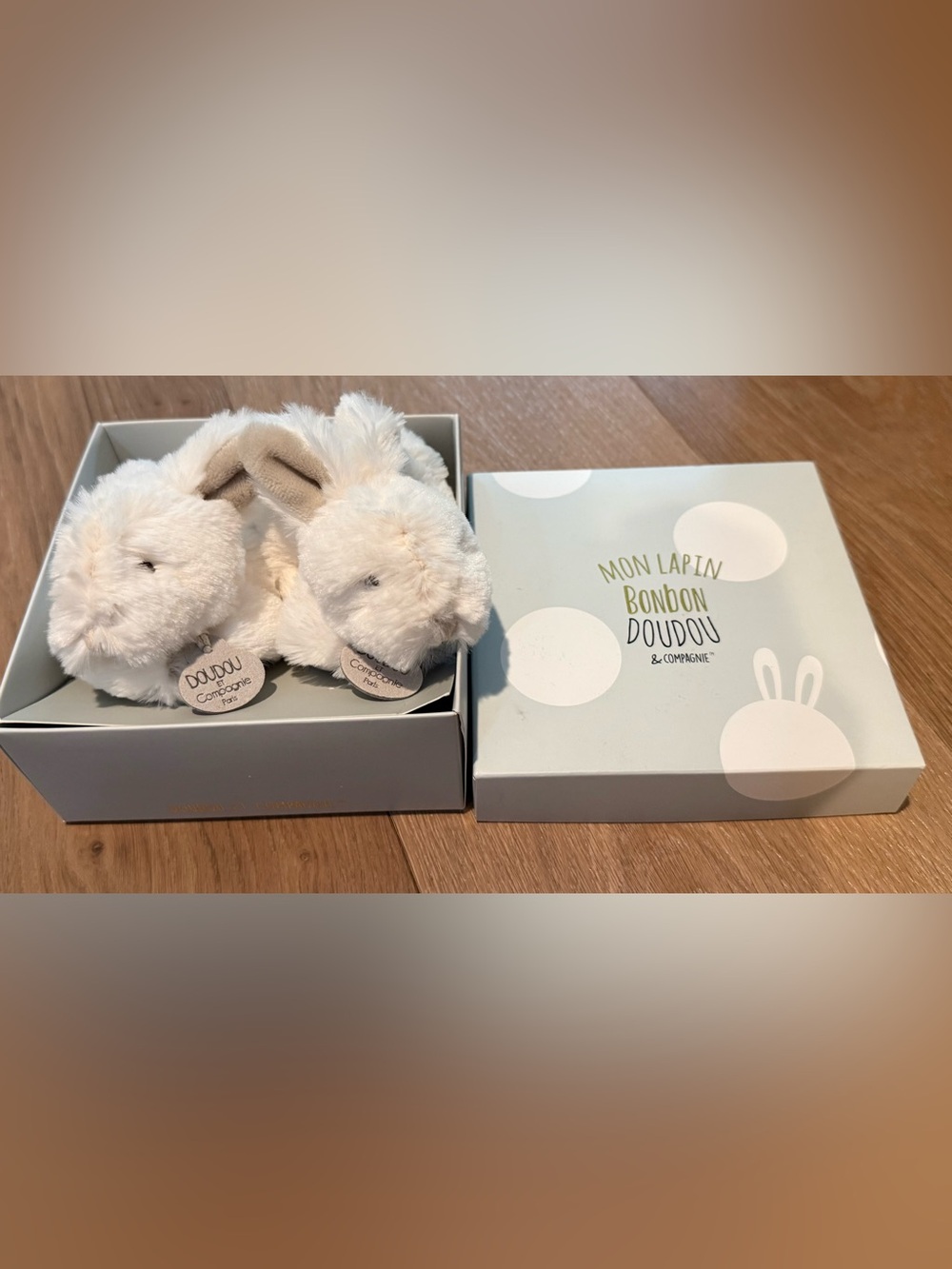 Baby Bunny Shoes 0-6 Months Doudou et Compagnie